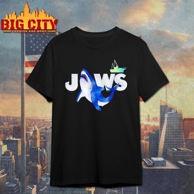 Jaws Watercolor Shark Shirt