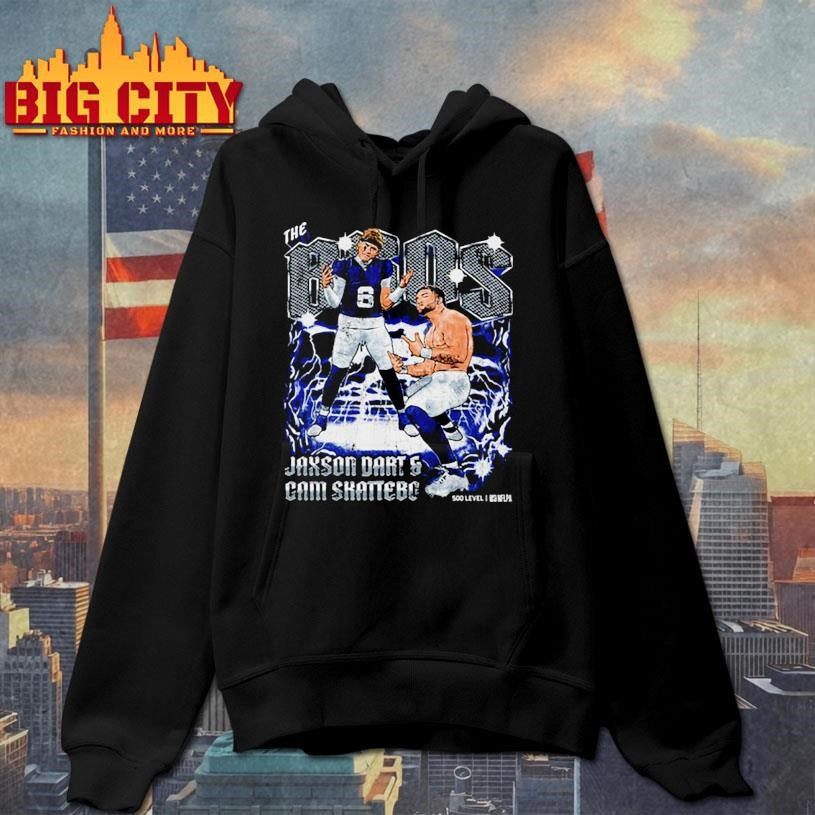 Jaxson Dart &amp; Cam Skattebo New York G The Bros Shirt