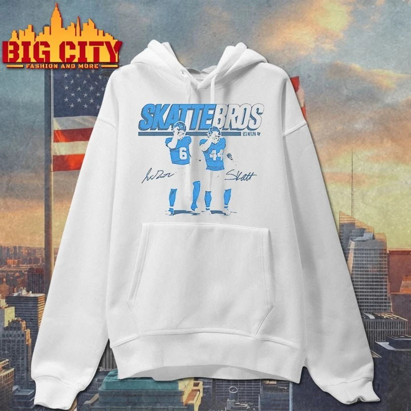 Jaxson Dart &amp; Cam Skattebo Skattebros signature shirt