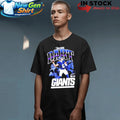 Jaxson Dart New York Giants Outerstuff Triple Pic Shirt