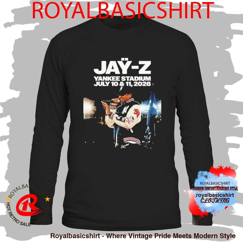 Jay Z 2 Nights Celebrates Iconic Albums Reasonable Doubt July 10 And The Blueprint July 11 2026 At Yankee Stadium Shirt