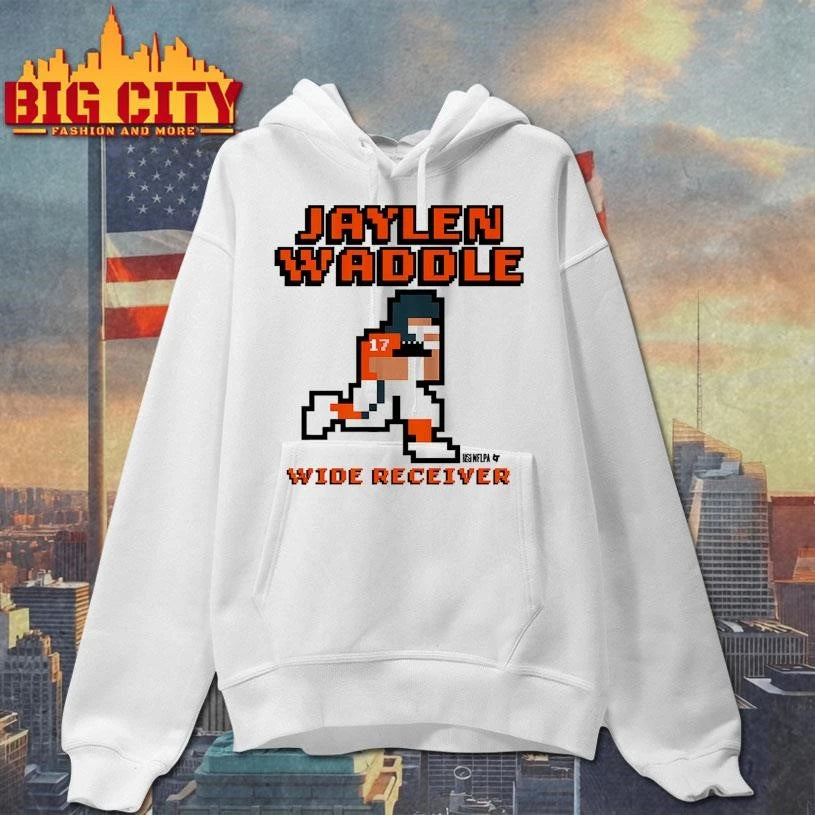 Jaylen Waddle Wide Receiver Pixiel Art Shirt