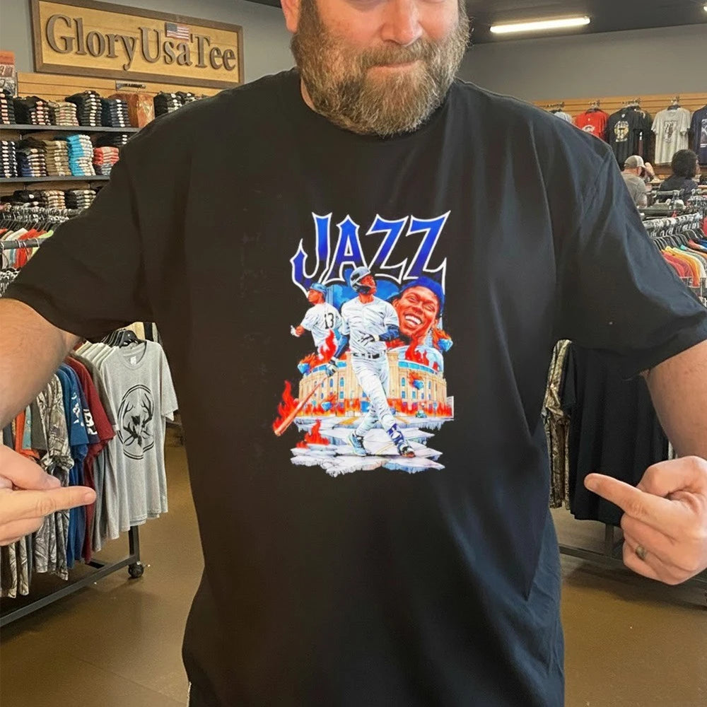 Jazz Chisholm Jr 13 of New York Yankees blazing graphic Shirt