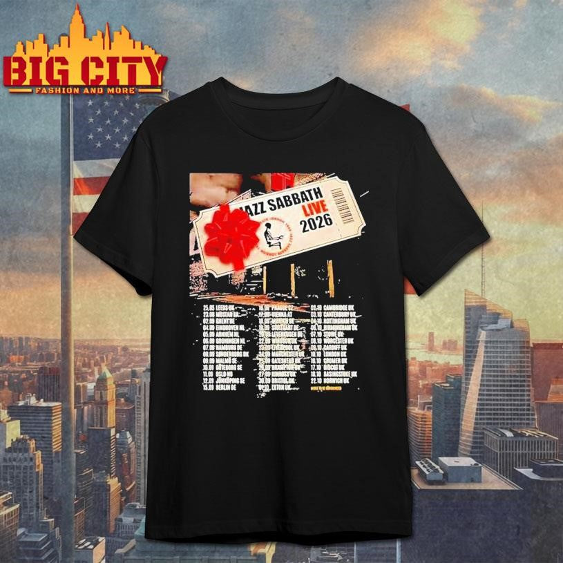 Jazz Sabbath Live 2026 Tour Uk And Europe Dates Shirt