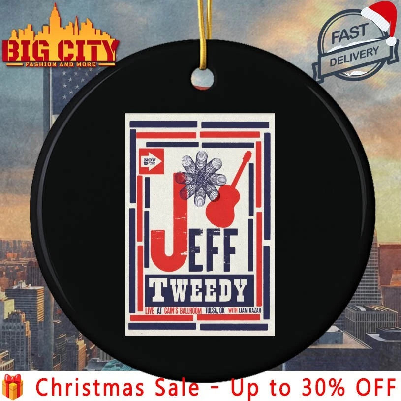 Jeff Tweedy At Cain’s Ballroom On Nov 9 2025 Poster shirt