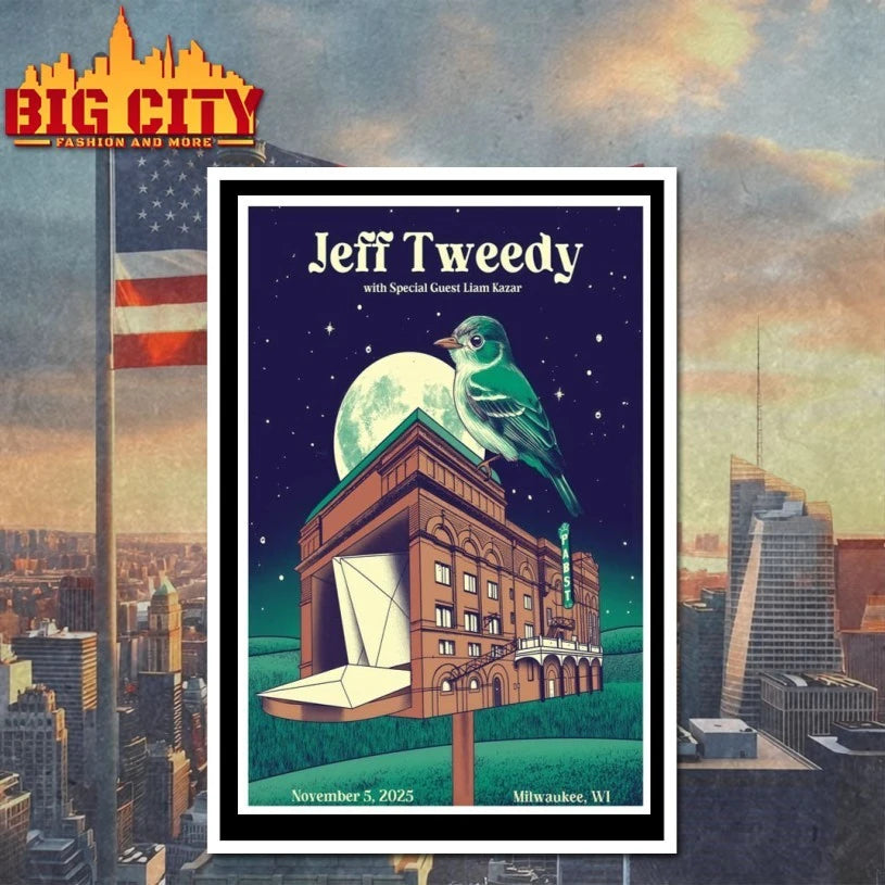 Jeff Tweedy At Pabst Theater In Milwaukee, WI On Nov 5, 2025 Poster shirt