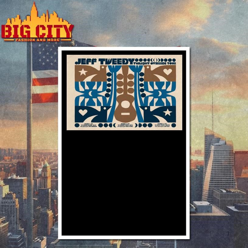 Jeff Tweedy Nov 14 2025 Houston TX Poster Shirt