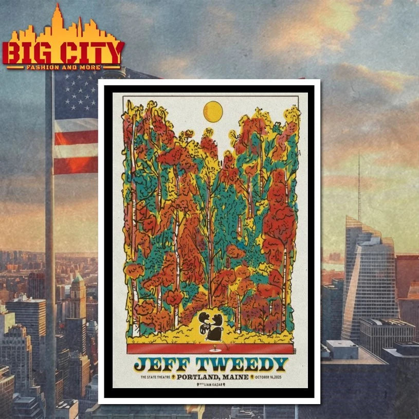 Jeff Tweedy October 16 2025 The State Theatre Portland Maine Poster Shirt
