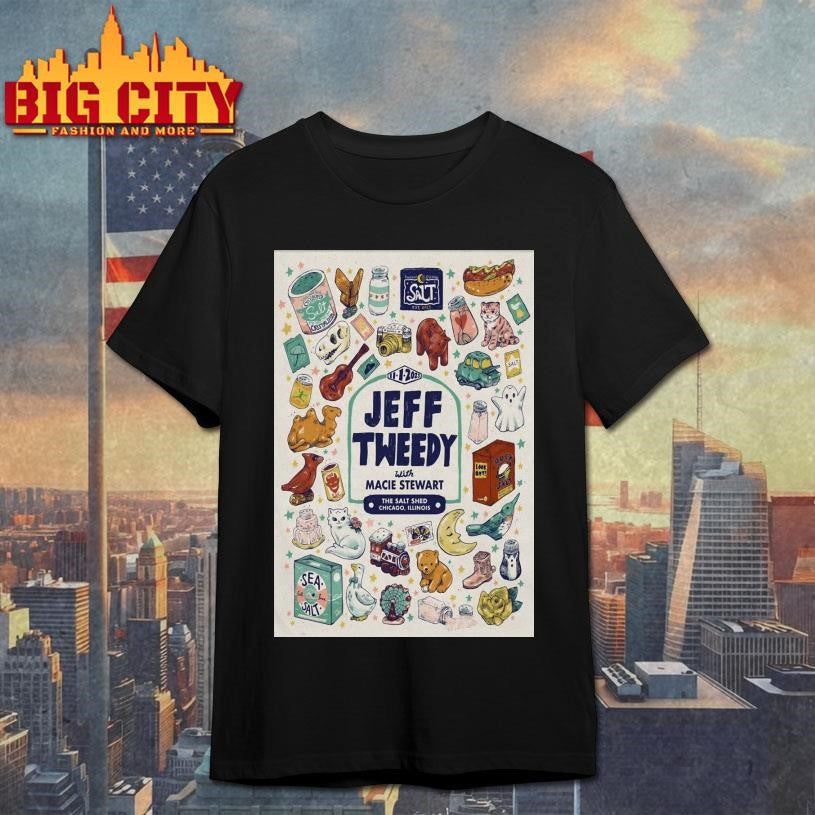 Jeff Tweedy The Salt Shed in Chicago IL Nov 1 2025 Poster Shirt