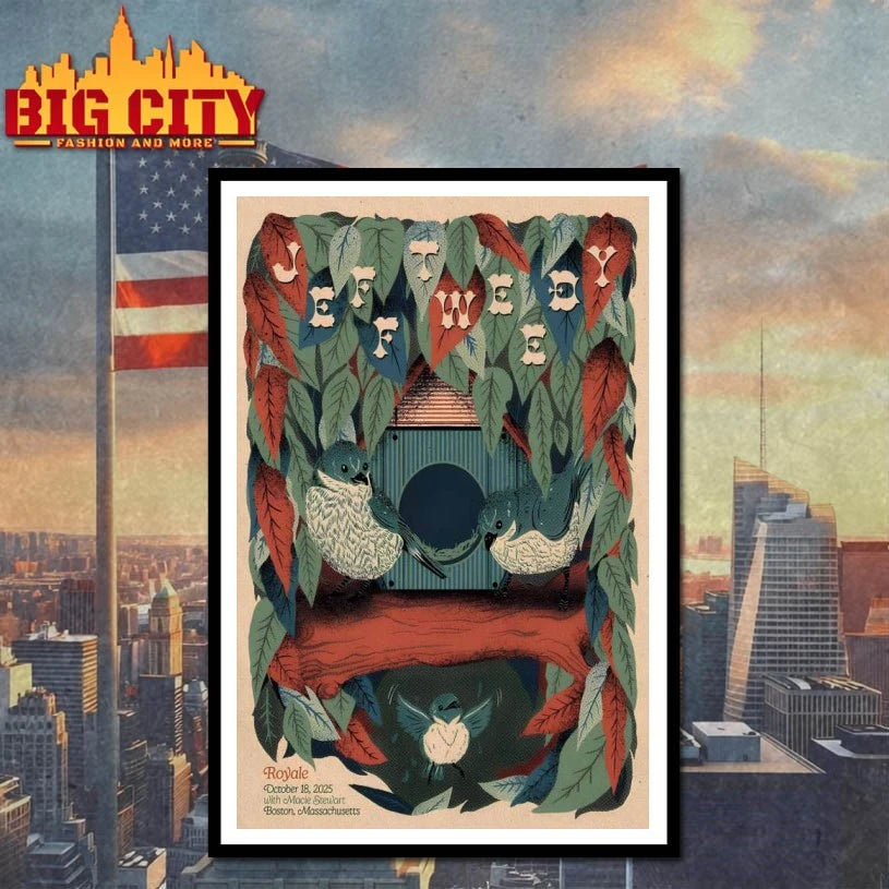 Jeff Tweedy Tour The Royale Boston in Boston 2025 Poster Shirt