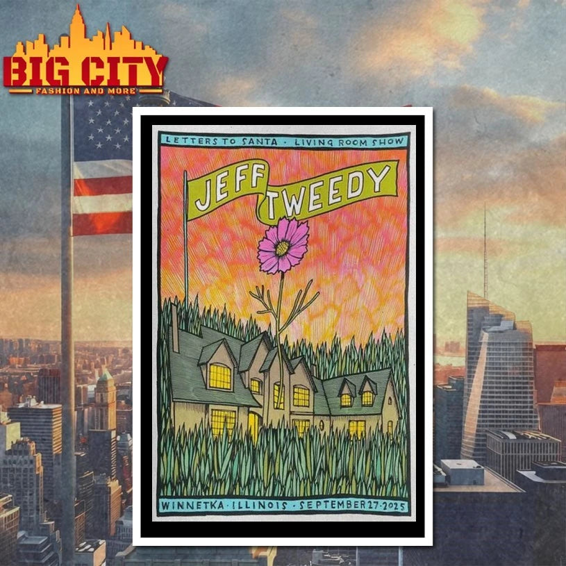 Jeff Tweedy Tour Winnetka, IL 2025 Poster shirts