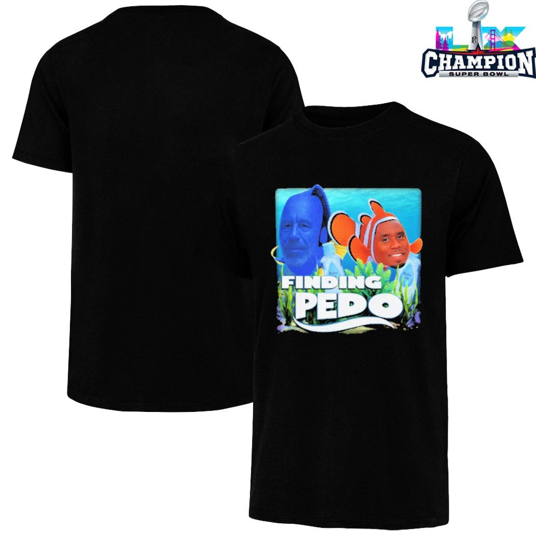 Jeffrey Epstein And Diddy Baby Oil Finding Pedo Fish T-shirts