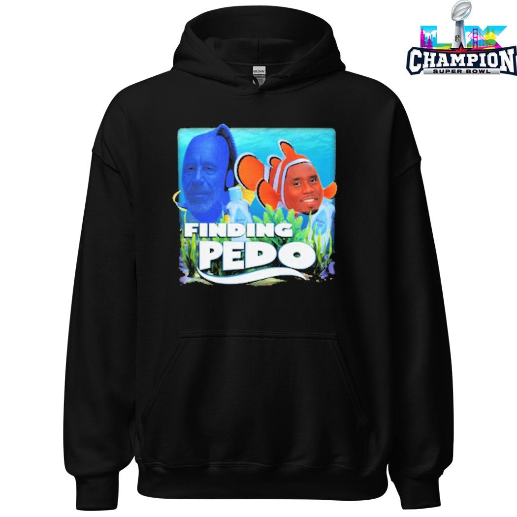 Jeffrey Epstein And Diddy Baby Oil Finding Pedo Fish T-shirts