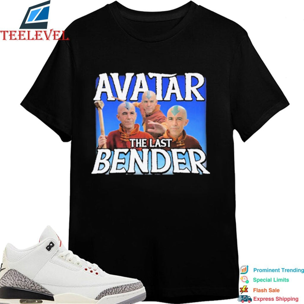 Jeffrey Epstein Avatar The Last Bender T-shirts
