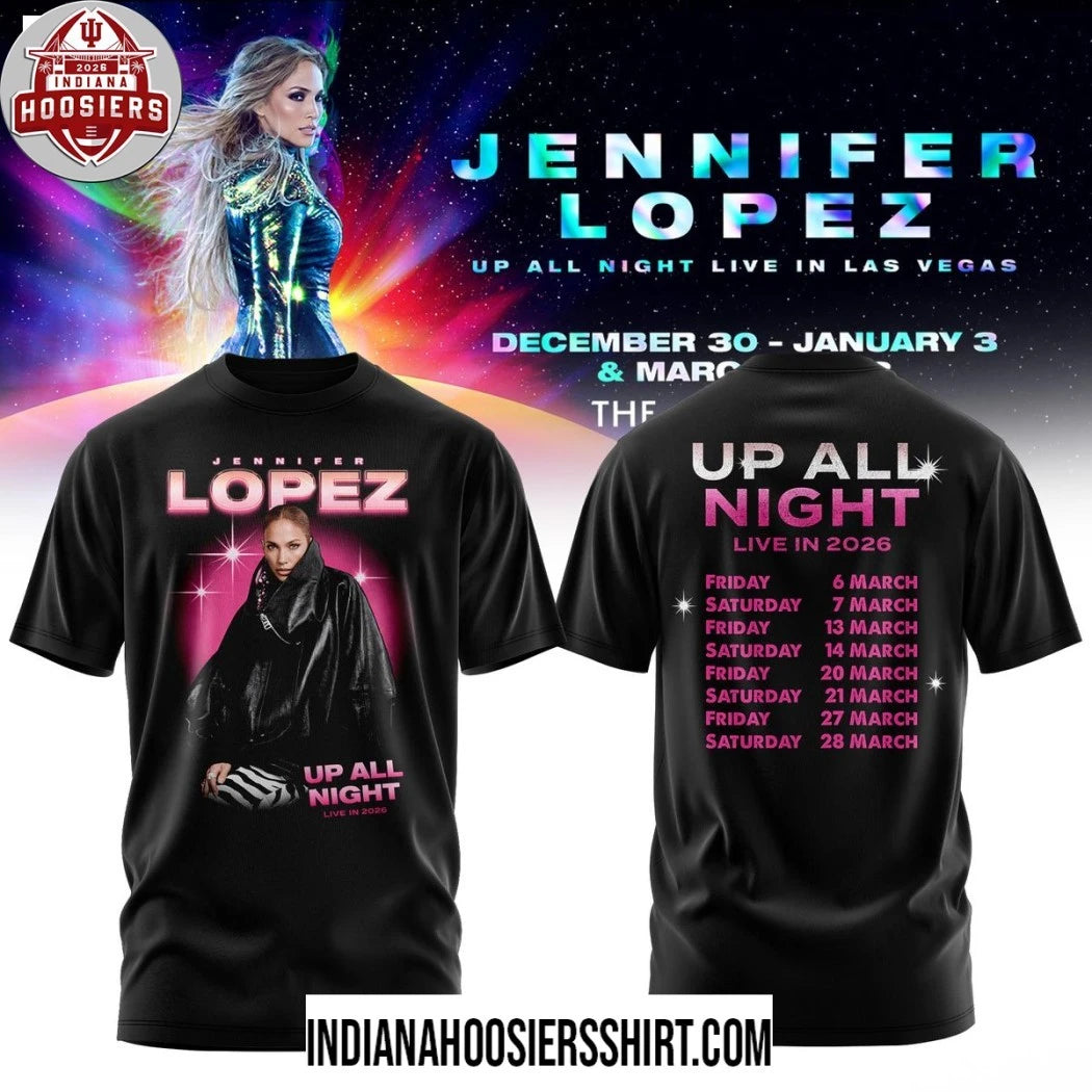 Jennifer Lopez he JLO Show Live In Las Vegas Two Sided T-Shirt