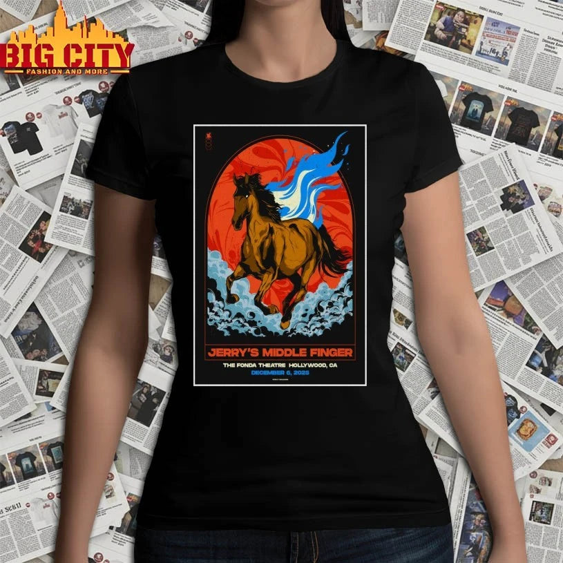 Jerry’s Middle Finger California Dec 6 2025 Poster shirt