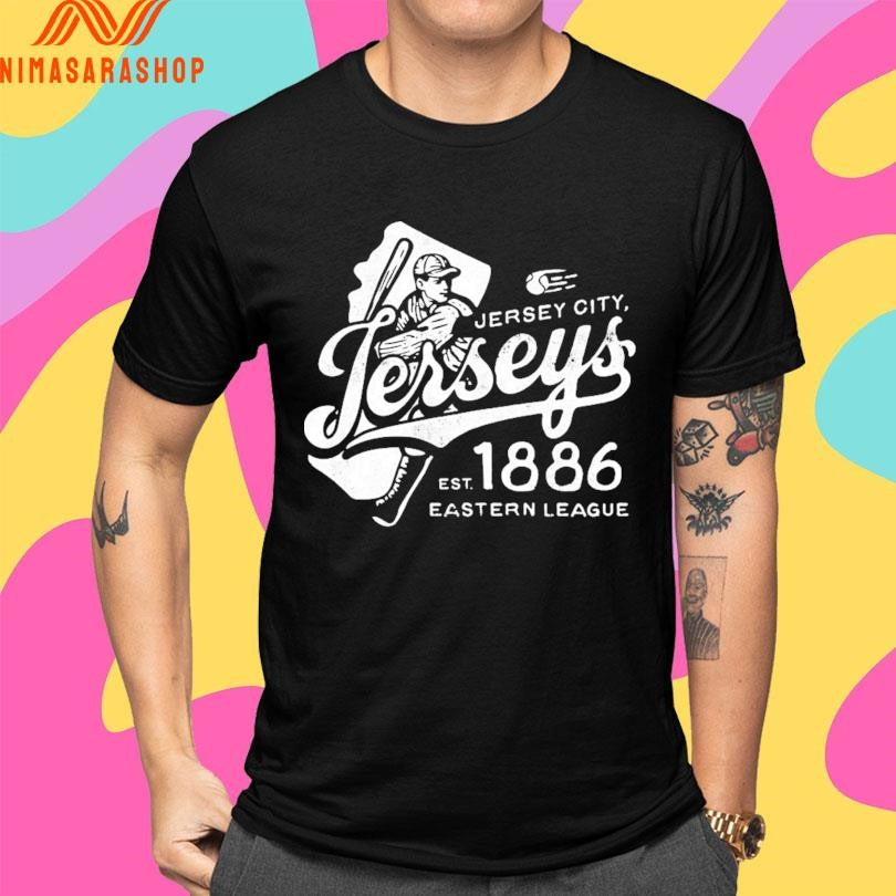 Jersey City Jerseys Est 1886 Eastern League Shirts
