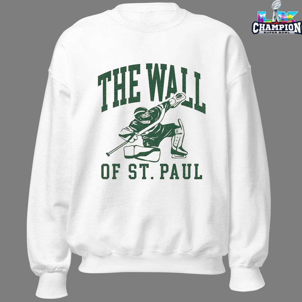 Jesper Wallstedt The Great Wall Of St. Paul Minnesota Wild T-Shirts