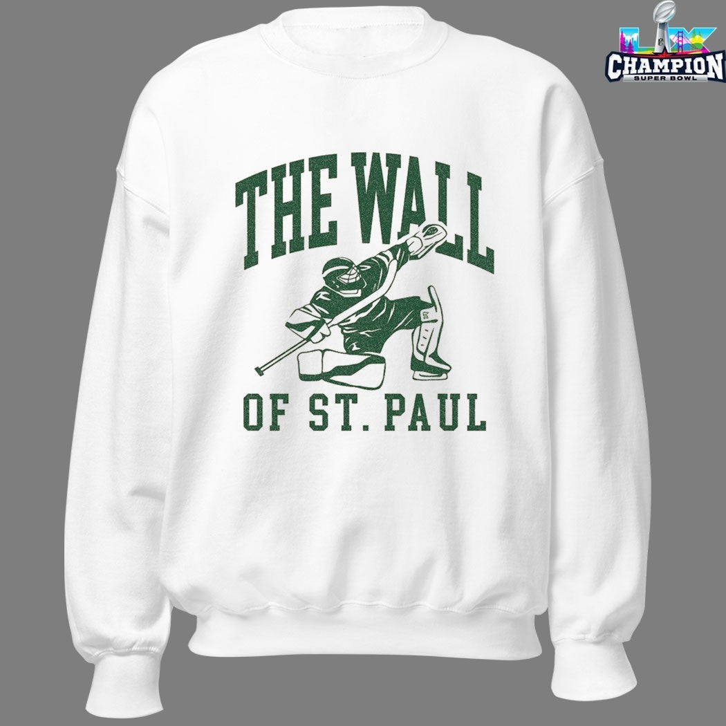 Jesper Wallstedt The Great Wall Of St. Paul Minnesota Wild T-Shirts