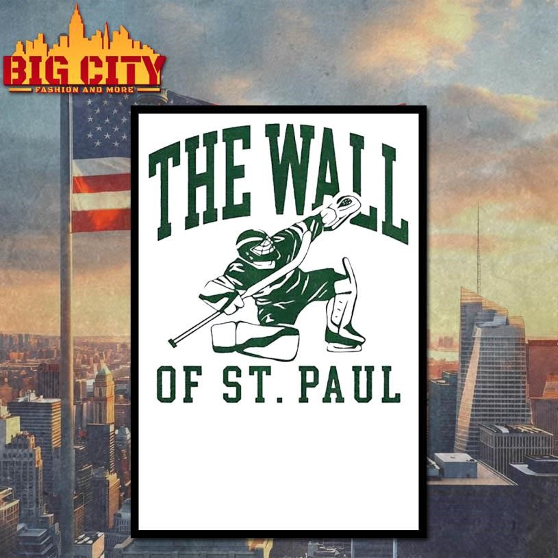 Jesper Wallstedt the wall of St. Paul Minnesota Wild Shirt