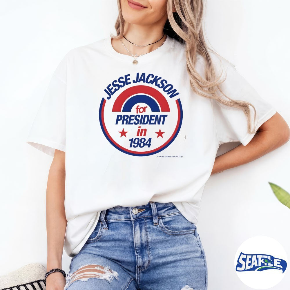 Jesse Jackson 1941-2026 For President In 1984 shirt