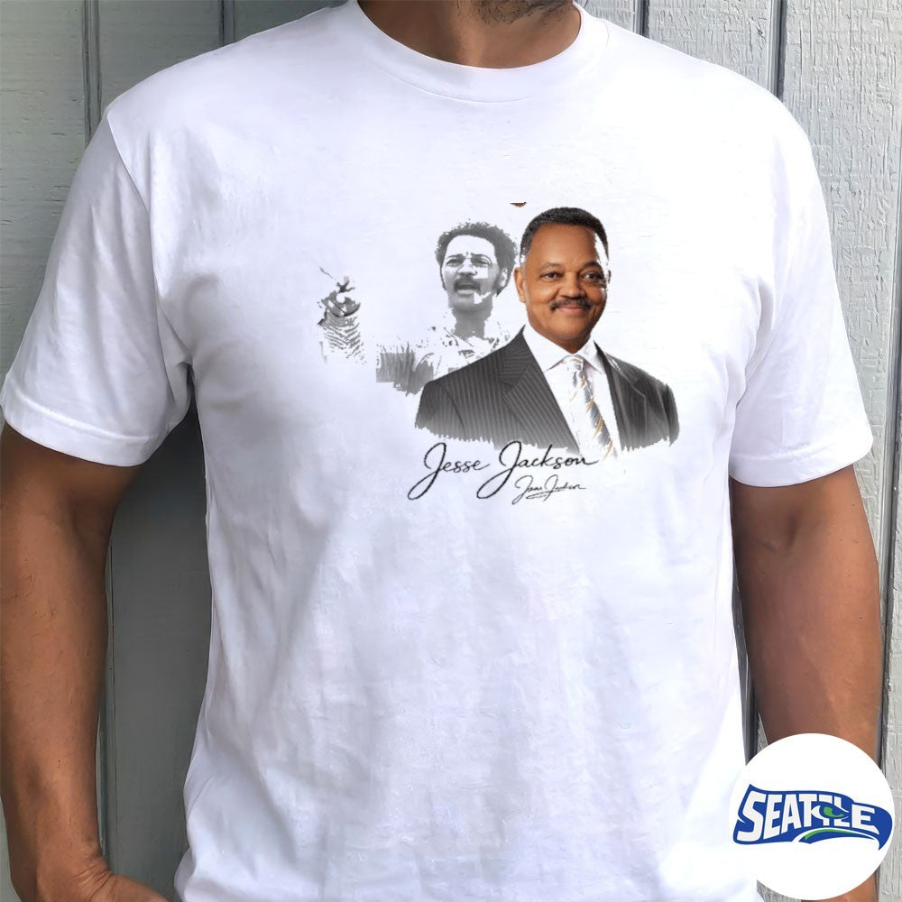 Jesse Jackson 1941-2026 Portrait Signature shirt