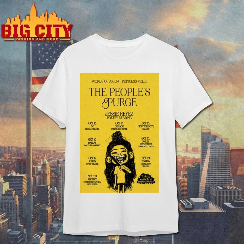 Jessie Reyez Tour October 2025 Poster shirt