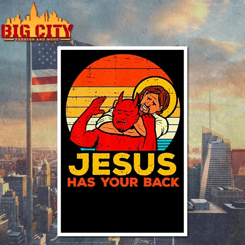 Jesus Has Your Back vintage shirt