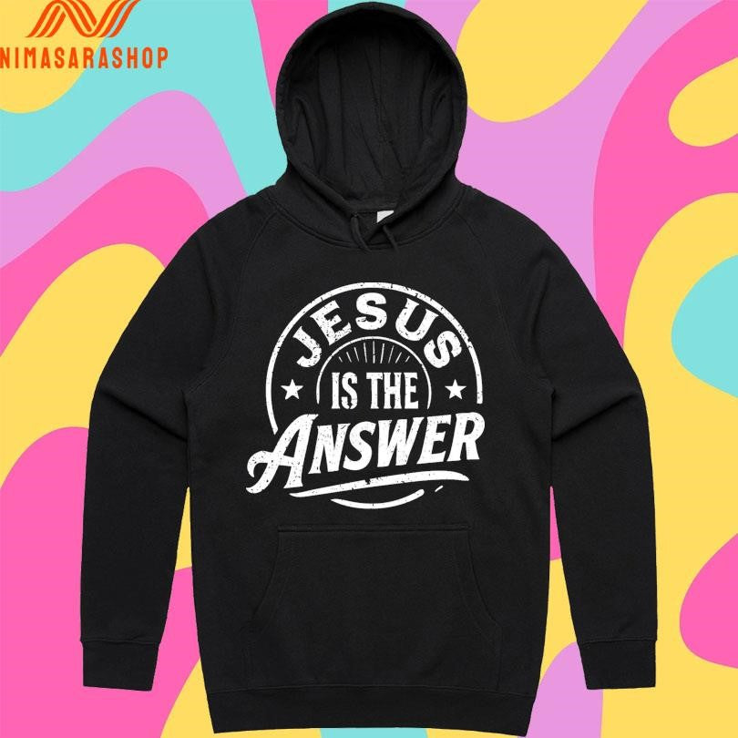 Jesus Is The Answer Logo Shirts