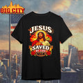 Jesus Saved My Life Rose Flower Shirt