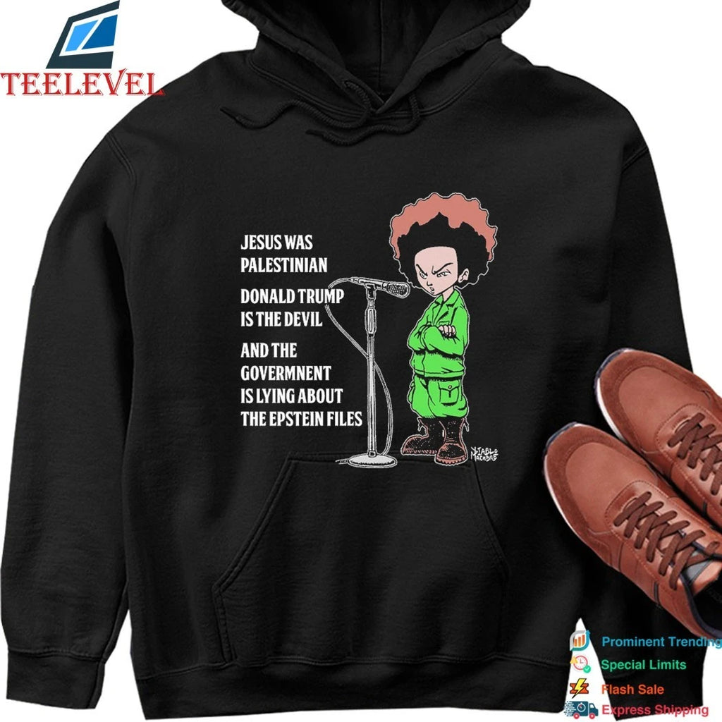 Jesus Was Palestinian Donald Trump Is The Devil And The Government Is Lying About The Epstein Files Shirts