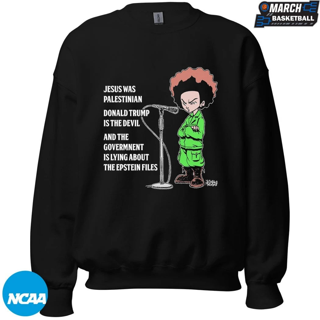 Jesus Was Palestinian Donald Trump Is The Devil And The Government Is Lying About The Epstein Files T-Shirts