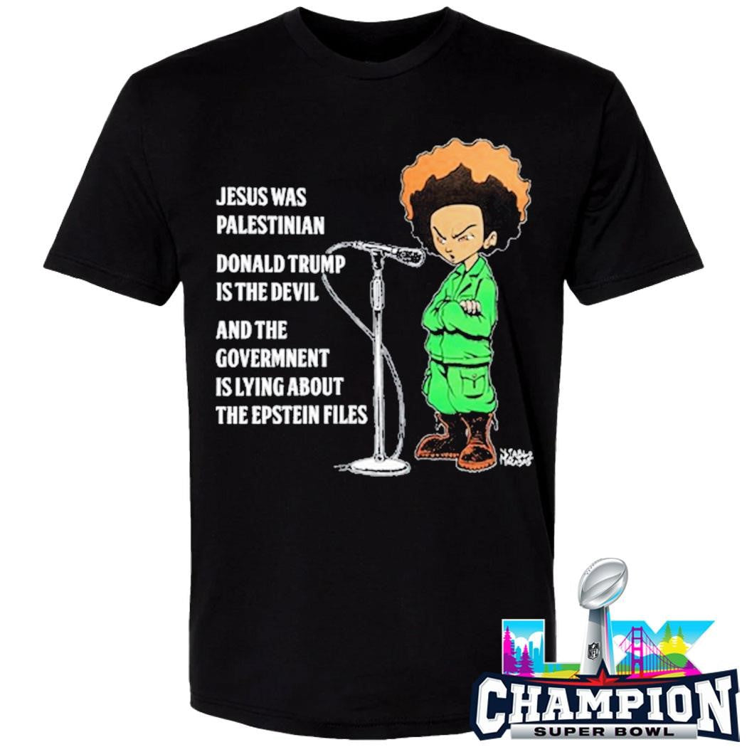 Jesus Was Palestinian Donald Trump Is The Devil And The Government Is Lying About The Epstein Files Shirt