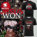 Jesus Won Ohio State Football Graphic 2025 Two Sided Shirt