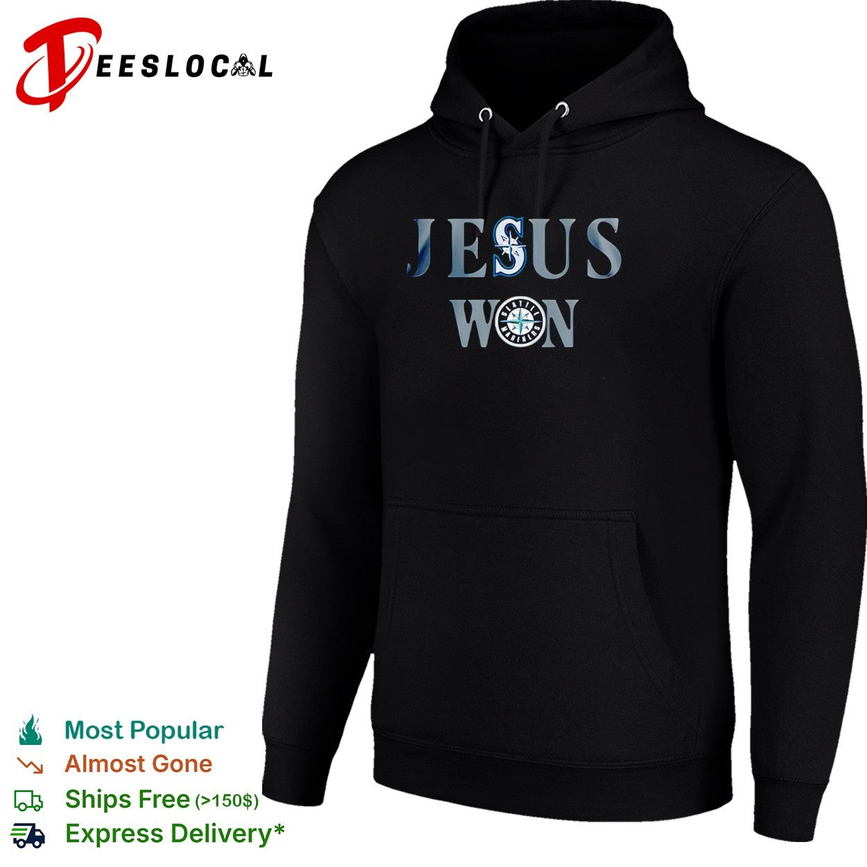 Jesus won Seattle Mariners baseball team MLB shirt