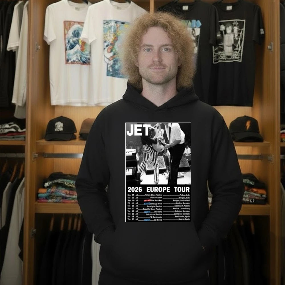 Jet Band 2026 Europe Tour Poster Shirt