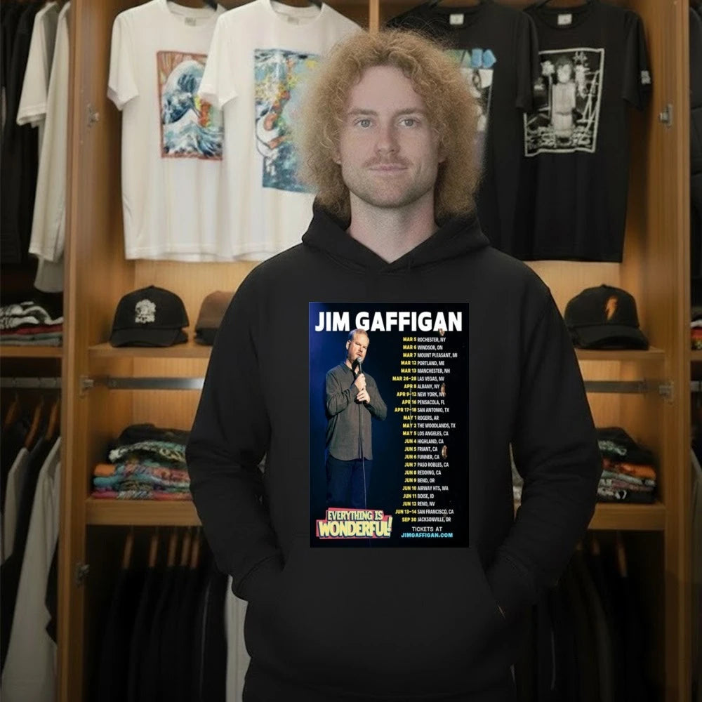 Jim Gaffigan Tour Poster 2026 Shirt