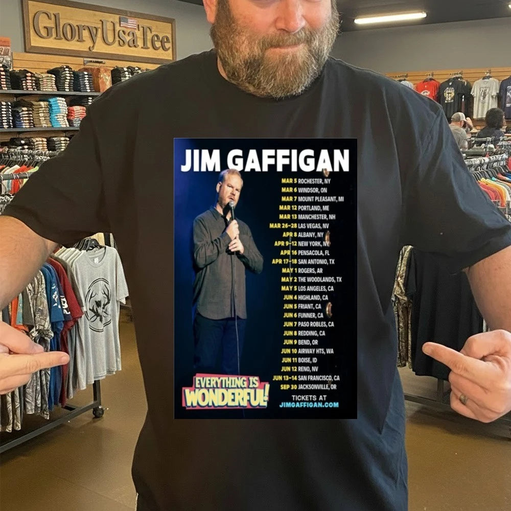 Jim Gaffigan Tour Poster 2026 Shirt