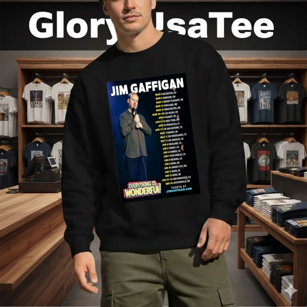 Jim Gaffigan Tour Poster 2026 Shirt