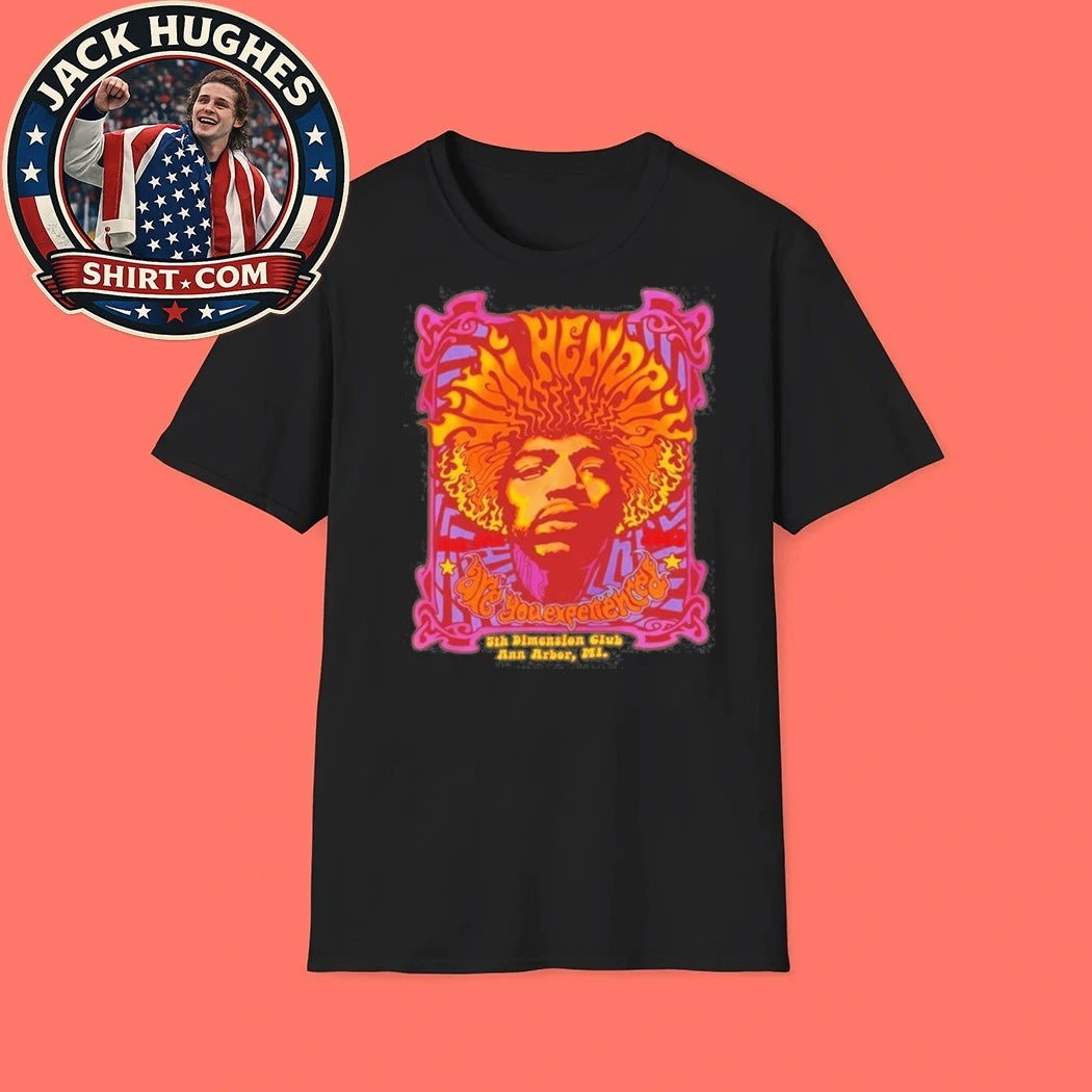 Jimi Hendrix 5th Dimension Club Are You Experienced Vintage Shirt