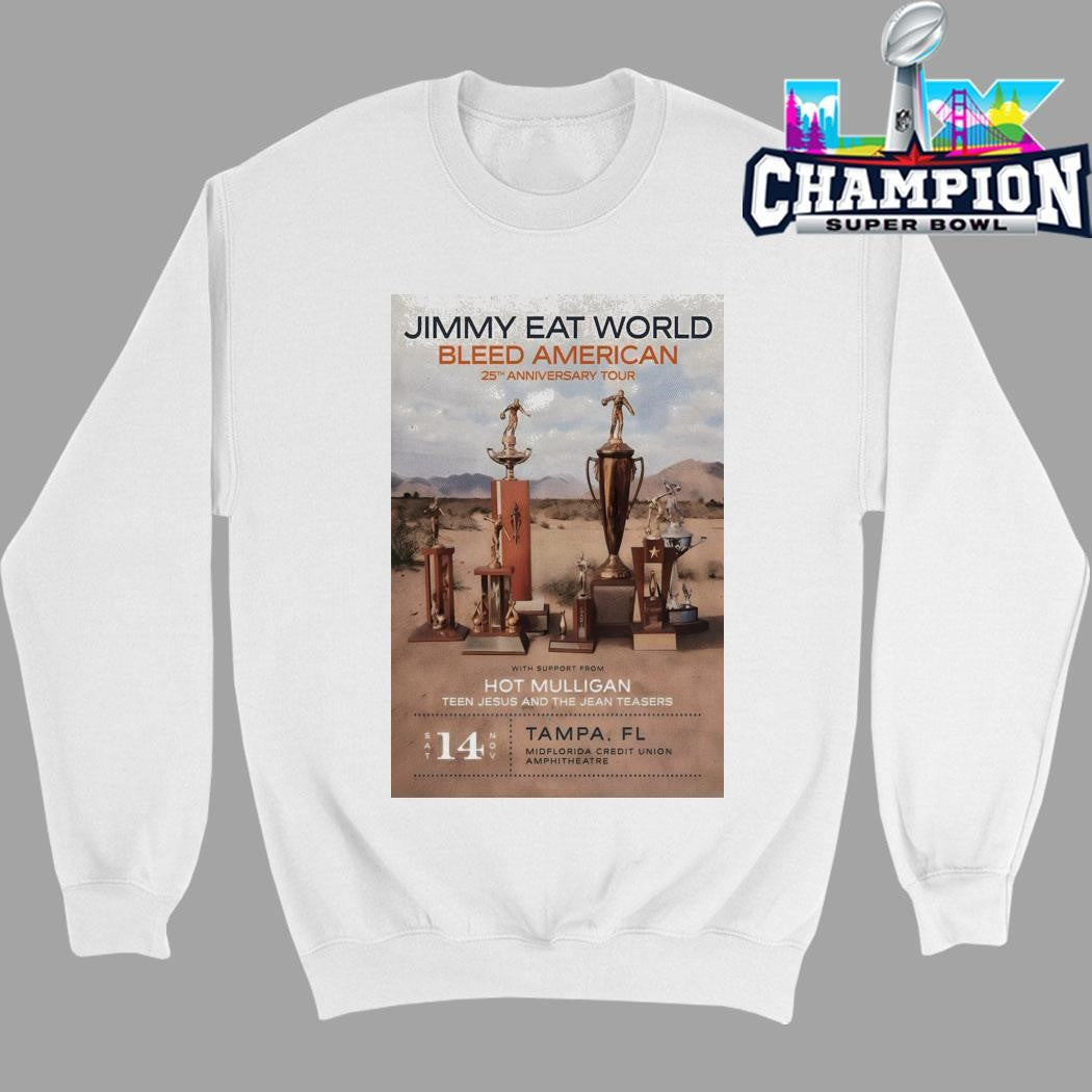 Jimmy Eat World 11 14 2026 Tampa Fl Shirt