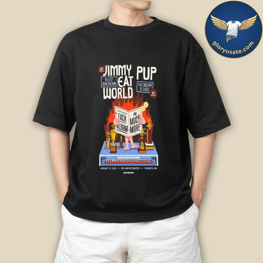 Jimmy Eat World Aug 23 2026 The RBC Amphitheatre Toronto ON Poster Shirt