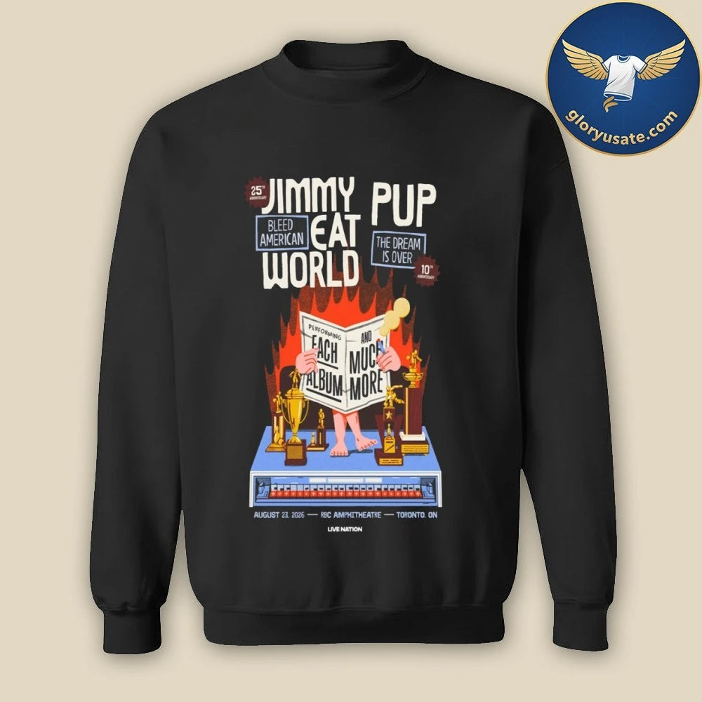 Jimmy Eat World Aug 23 2026 The RBC Amphitheatre Toronto ON Poster Shirt