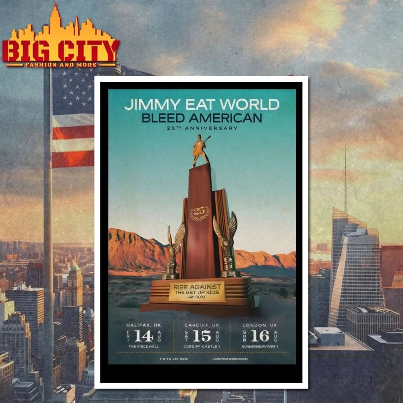 Jimmy Eat World Bleed American 25th Anniversary 2026 Poster shirt