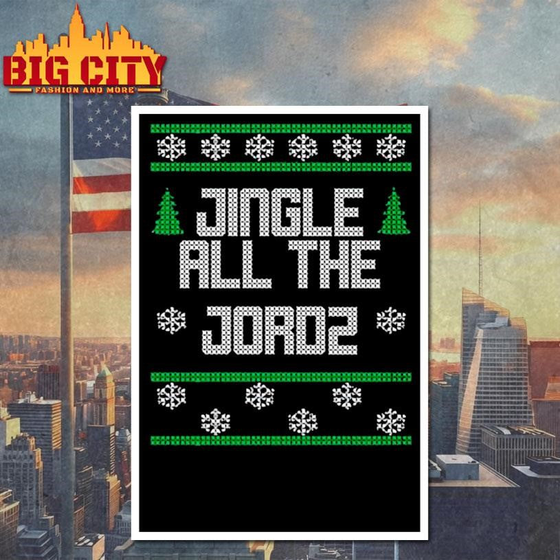 Jingle All The Jordz Ugly Christmas Style Shirt