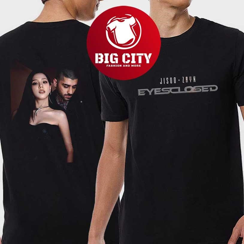 Jisoo Zayn Malik Eyes Closed 2025 Shirt