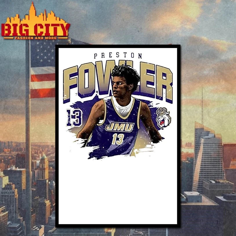 Jmu James Madison University Athletics Preston Fowler Ncaa Shirt