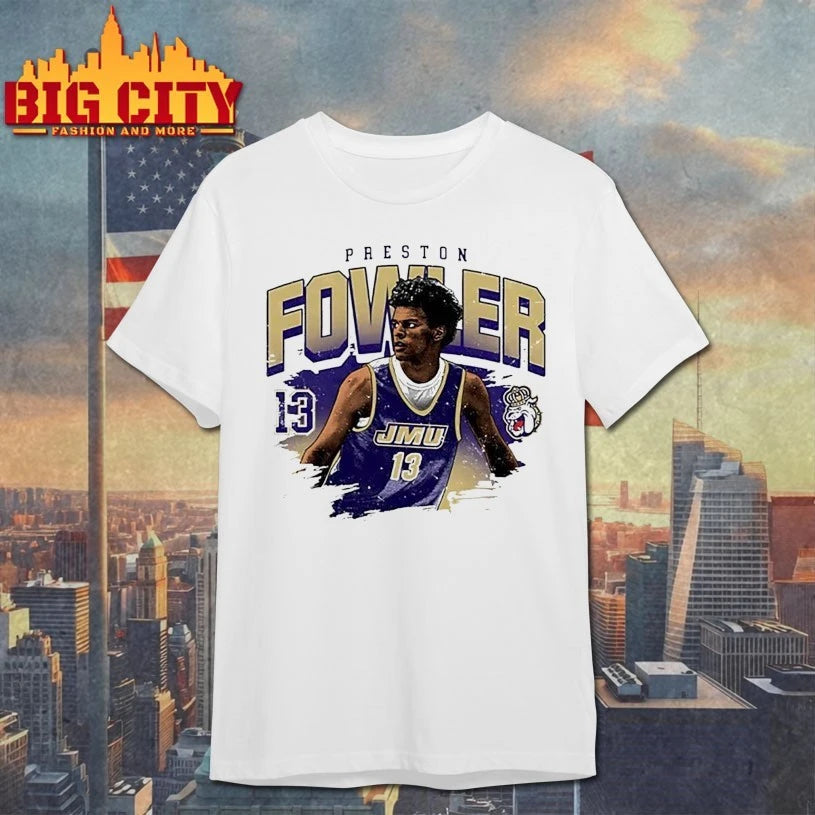 Jmu James Madison University Athletics Preston Fowler Ncaa Shirt