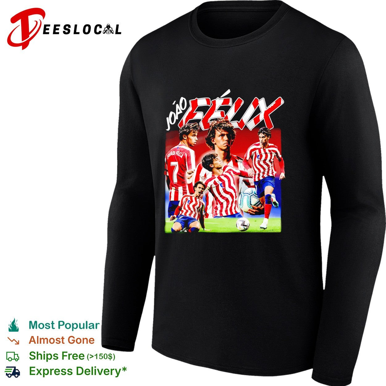 Joao Felix Atletico Madrid collage shirt
