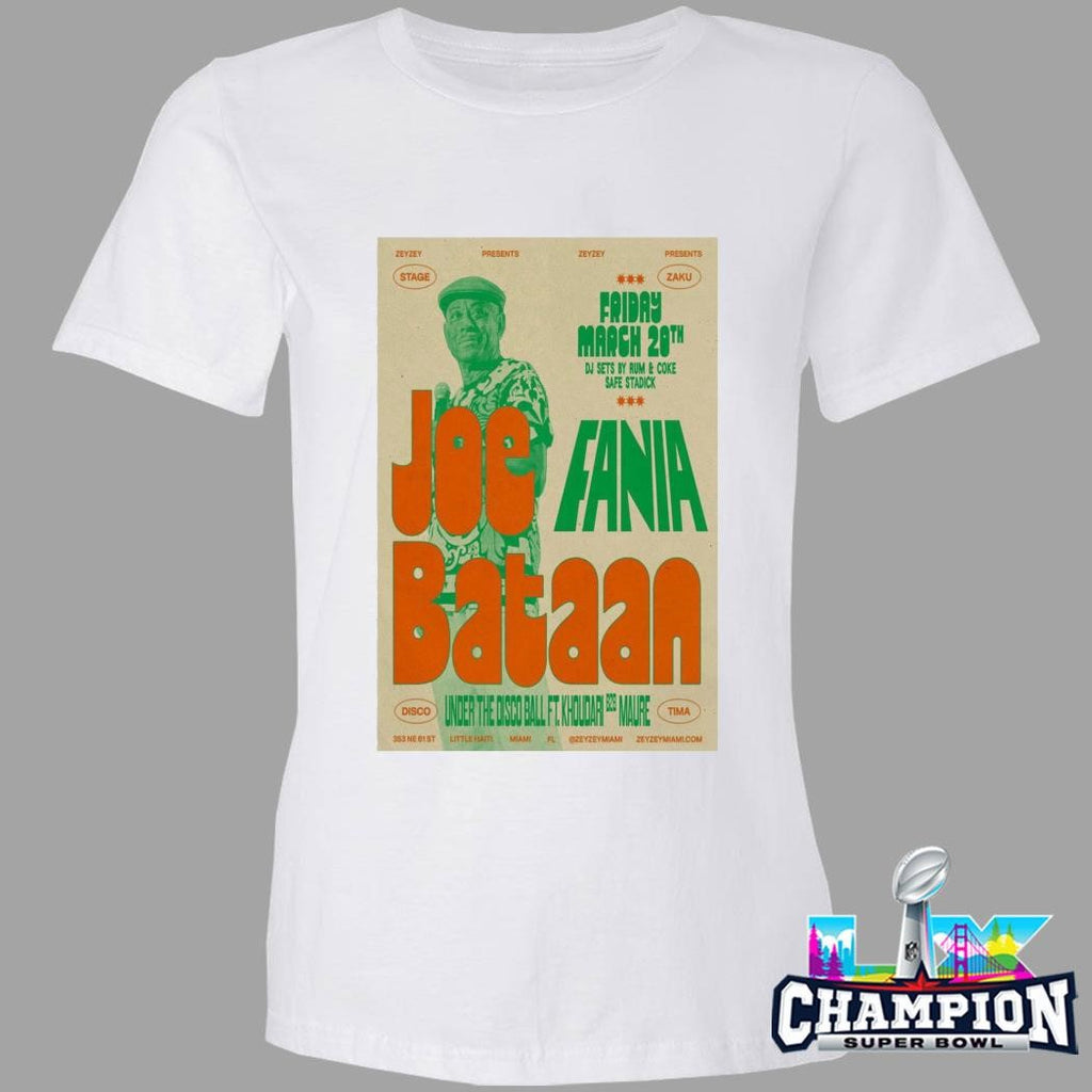 Joe Bataan Mar 20 2026 Safe Stadick Shirt
